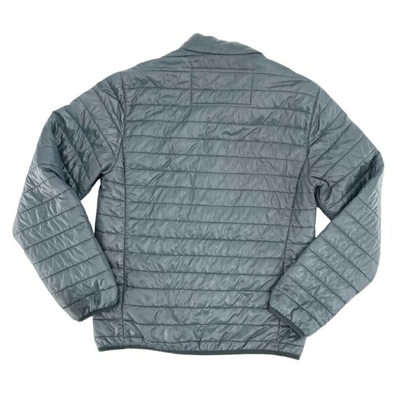 J. Crew Primaloft Nylon Puffer Jacket Pockets Mock Neck Unisex Mens Small - Picture 3 of 9